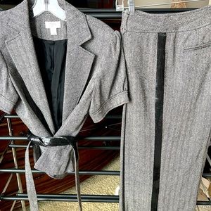 Ann Taylor Loft tweed pant suit